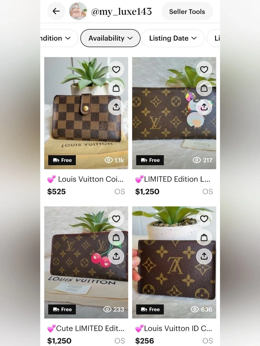 AVAILABLE 🛍 Louis Vuitton Wallet
